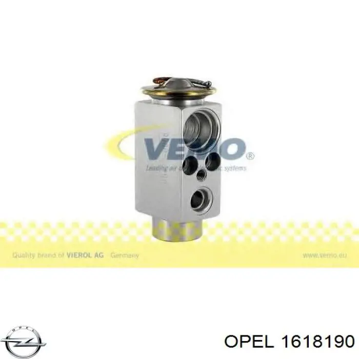 1618190 Opel válvula de expansión, aire acondicionado