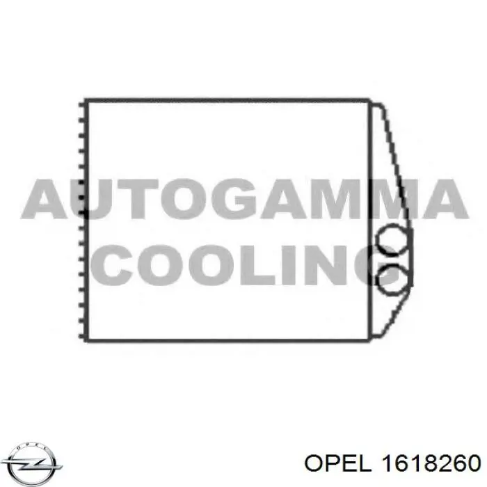 Radiador de calefacción Opel 1618260 precio, desde 43,97 EUR