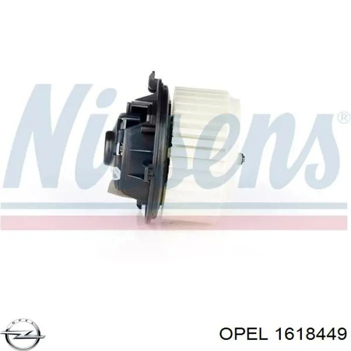 1618449 Opel motor eléctrico, ventilador habitáculo