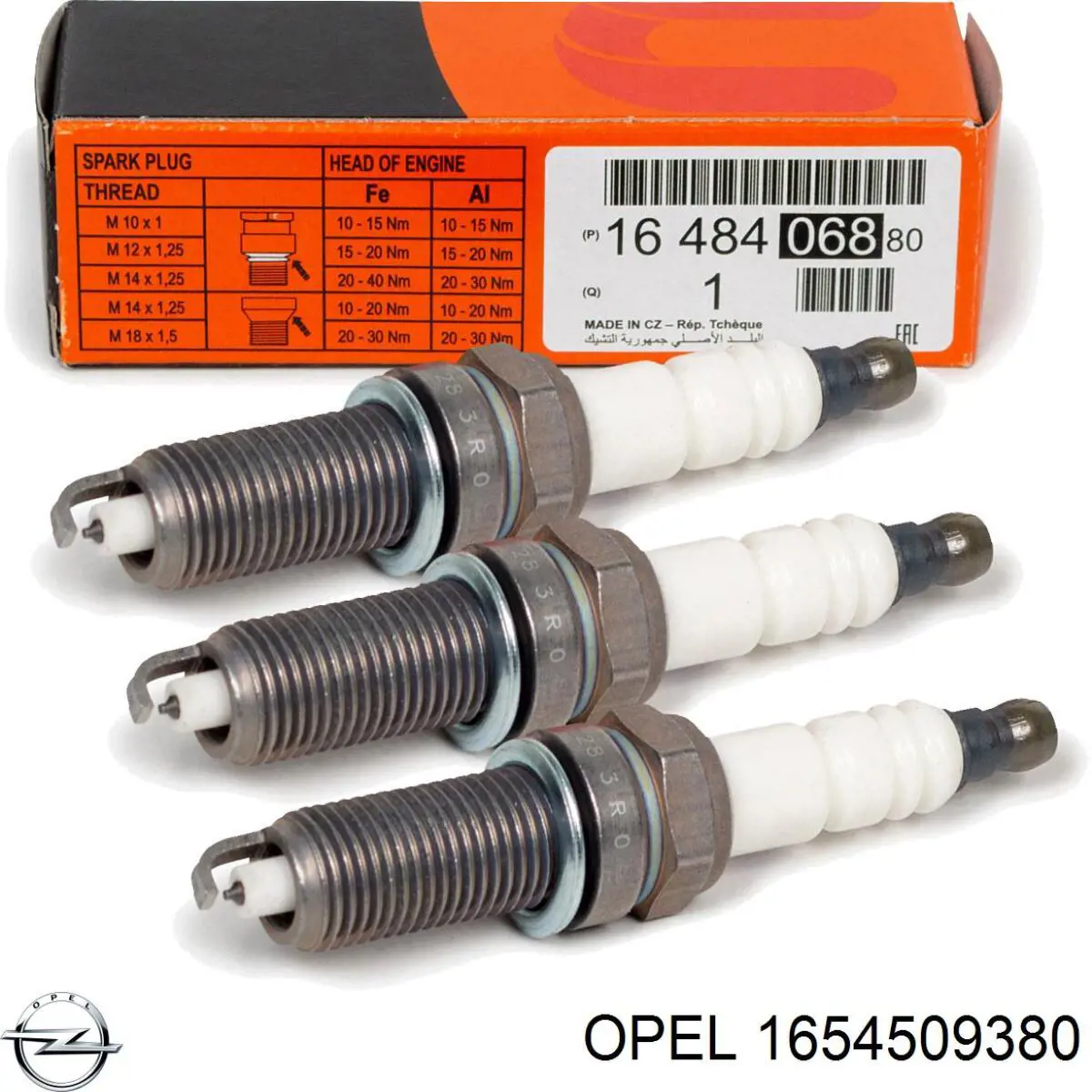 1654509380 Opel Bujía de ignición
