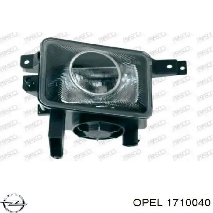 Luz antiniebla derecha para Opel Corsa (F08)