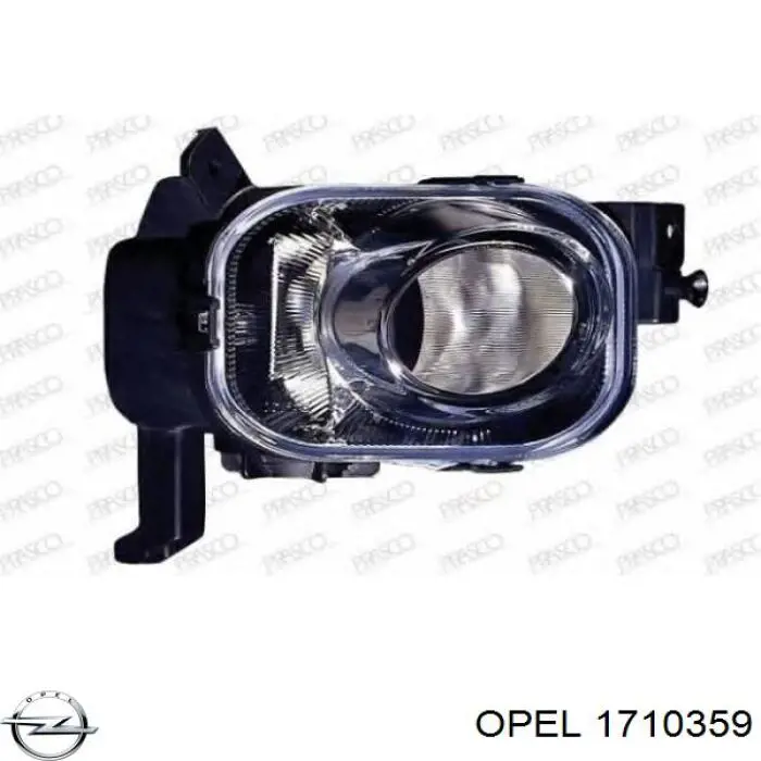 1710359 Opel faro antiniebla derecho