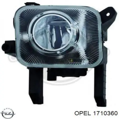 1710360 Opel luz antiniebla izquierdo