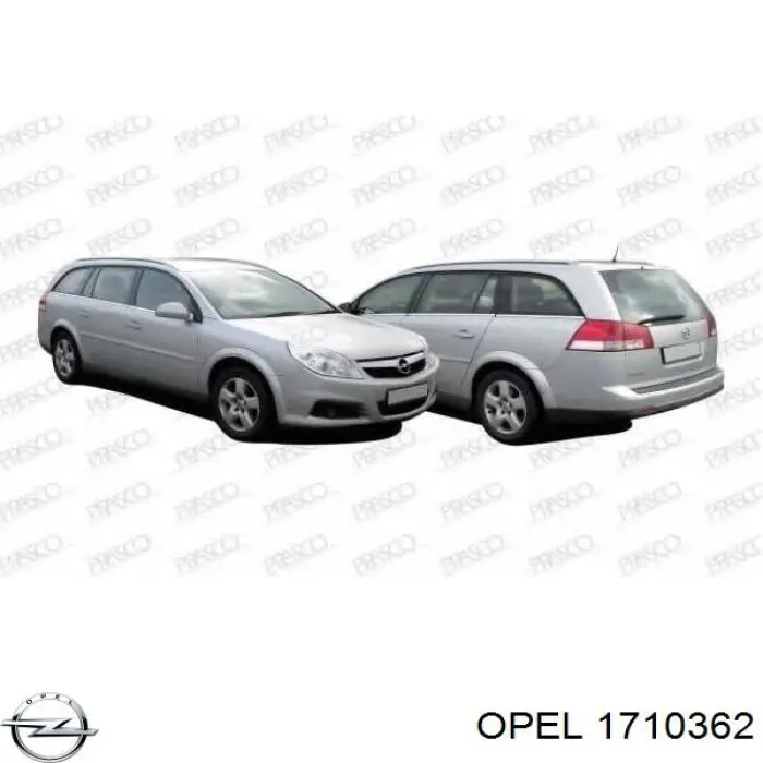 Comprar 1710362 Opel Luz antiniebla izquierdo