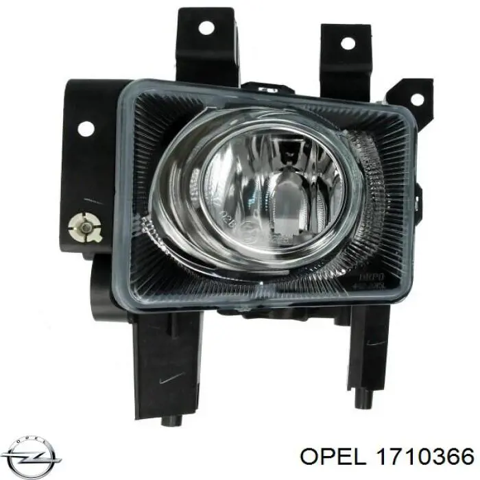 Luz antiniebla izquierdo 1710366 Opel