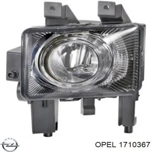 1710367 Opel faro antiniebla derecho