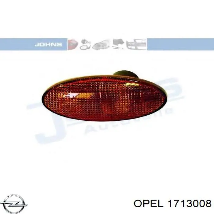 1713008 Opel luz intermitente guardabarros