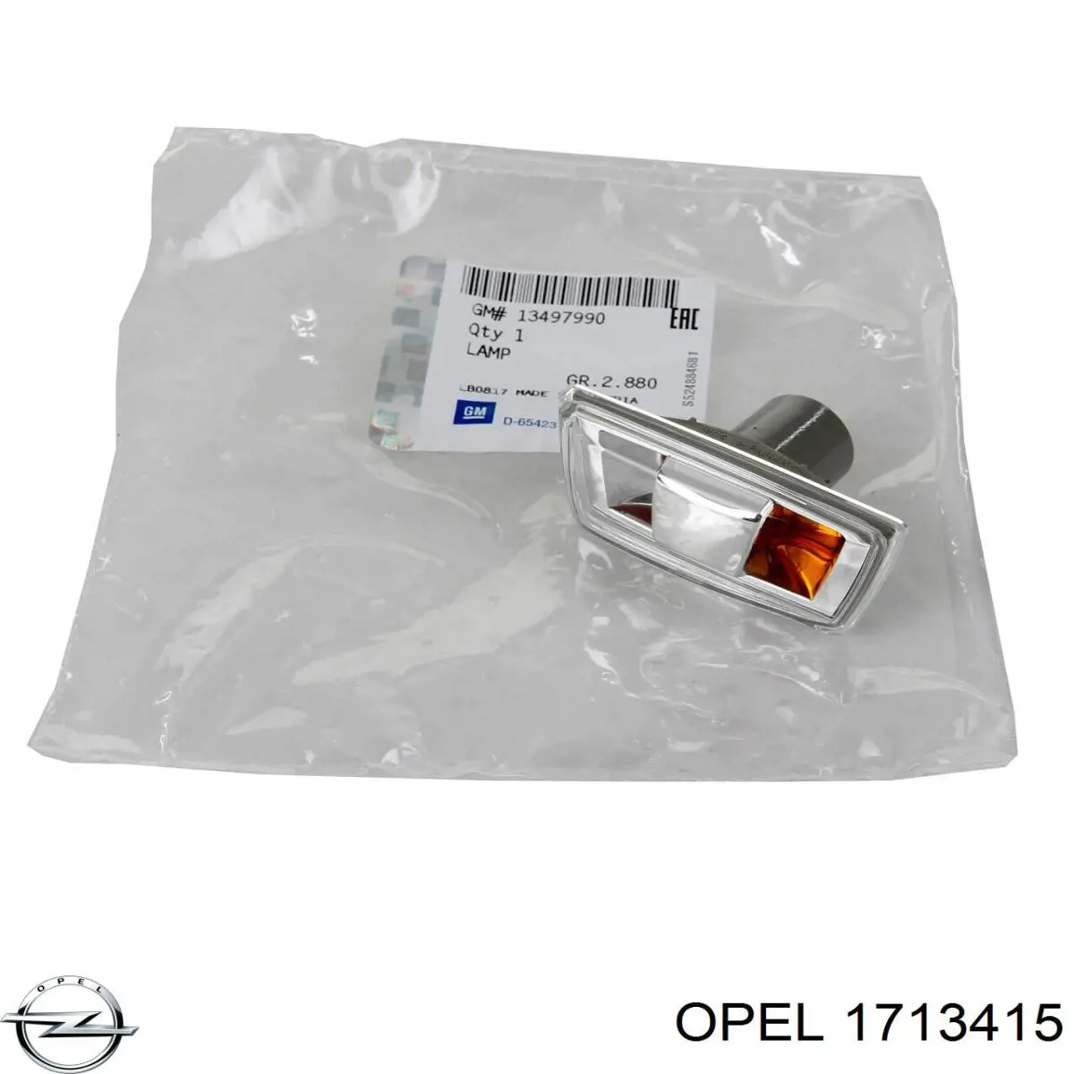 Comprar 1713415 Opel Luz intermitente de guardabarros derecho