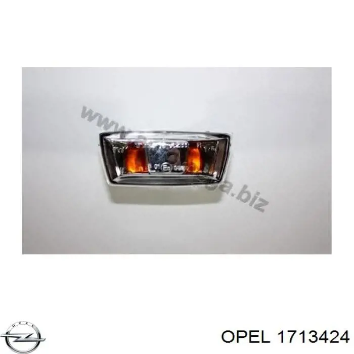 1713424 Opel luz intermitente guardabarros izquierdo