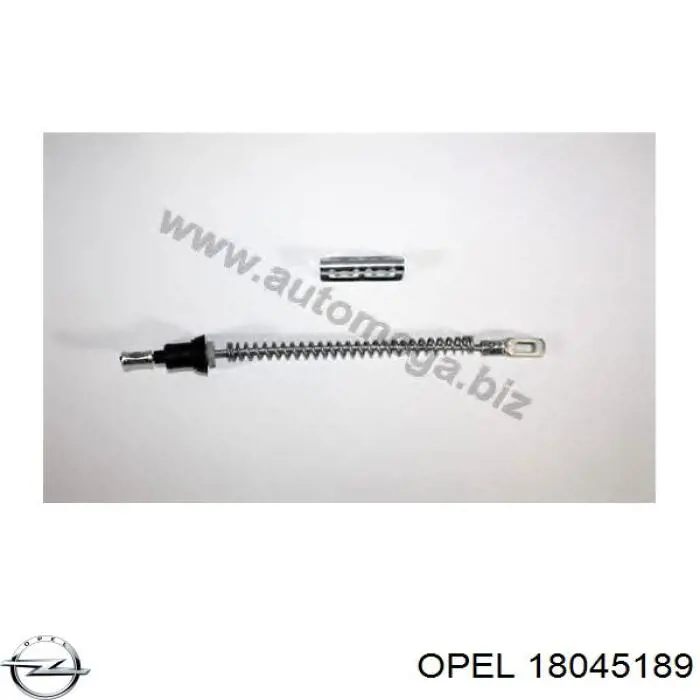 18045189 Opel cable de freno de mano trasero derecho/izquierdo