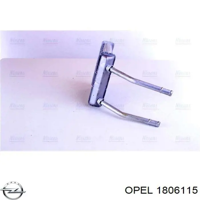 Radiador calefacción 1806115 Opel