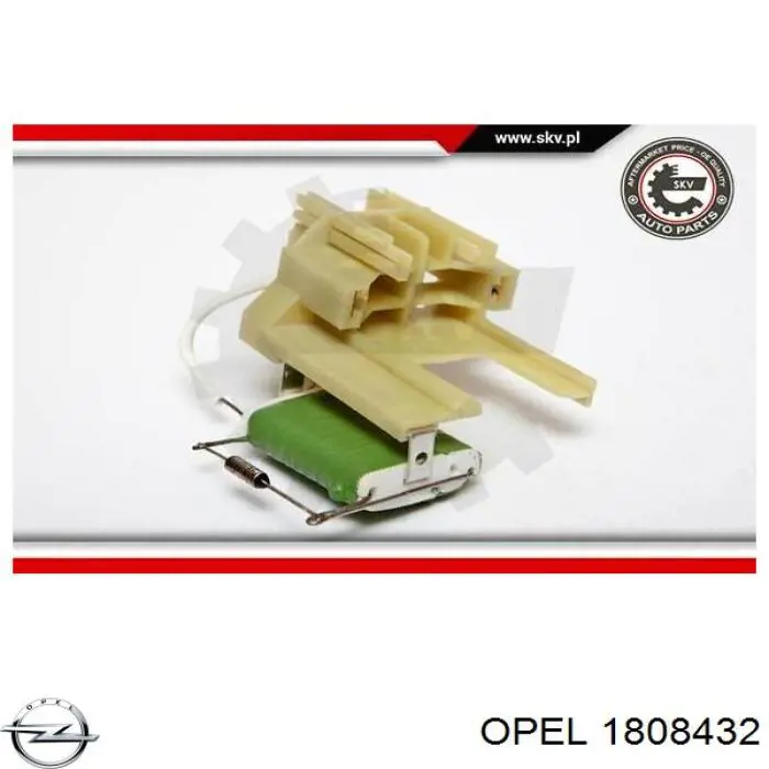 1808432 Opel resistencia de calefacción