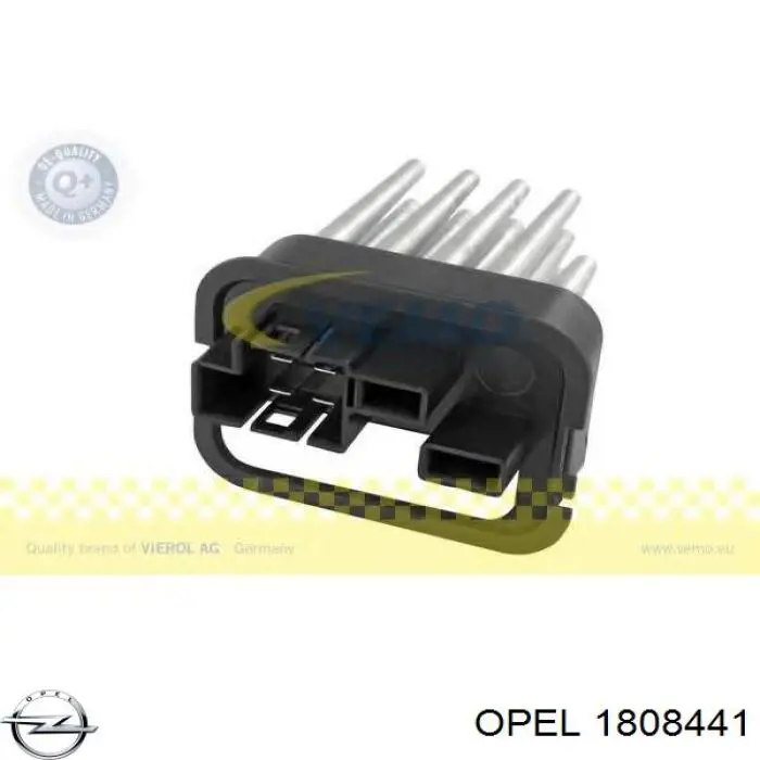 Resitencia, ventilador habitáculo Opel 1808441