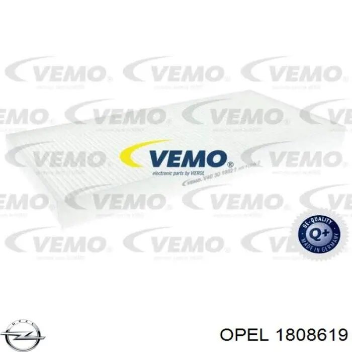 Filtro de cabina Opel 1808619 precio, desde 6,50 EUR