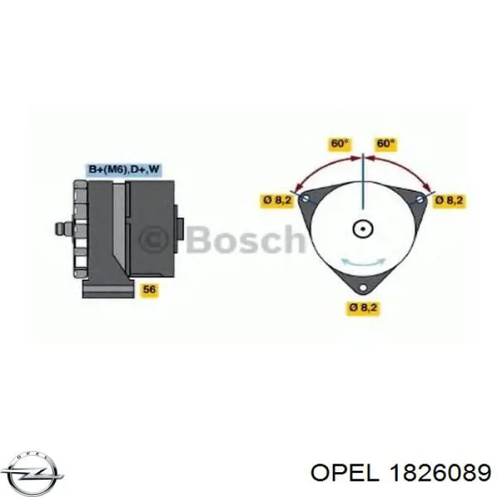 Comprar 1826089 Opel Radiador calefacción