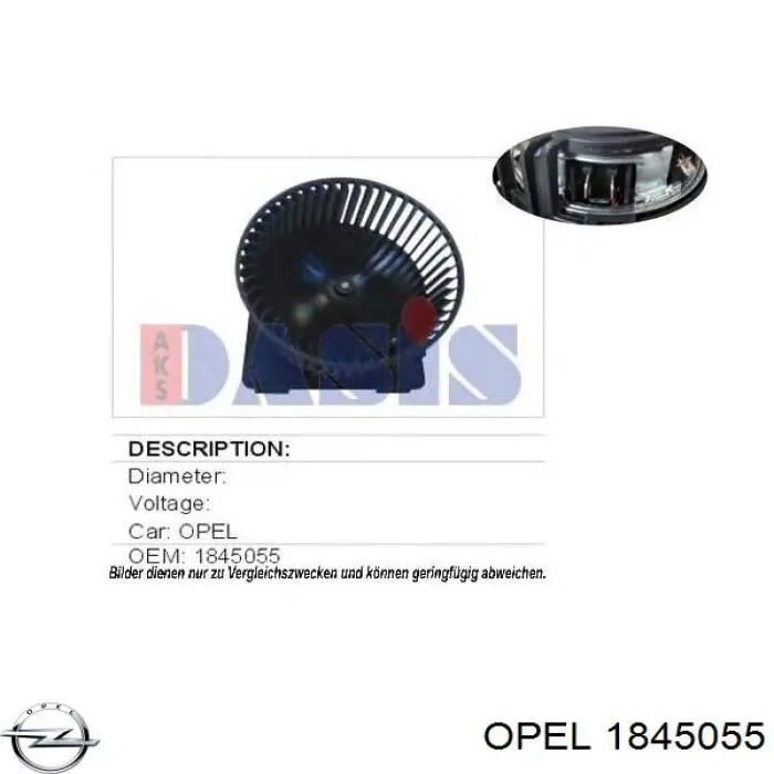1845055 Opel ventilador habitáculo