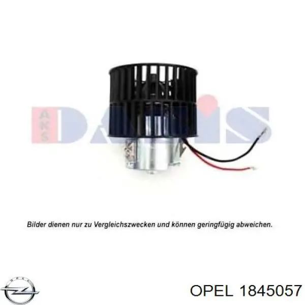 1845057 Opel motor eléctrico, ventilador habitáculo