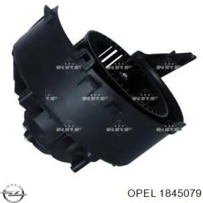 1845079 Opel ventilador (rodete +motor aire acondicionado con electromotor completo)