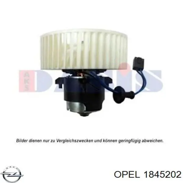 1845202 Opel ventilador habitáculo