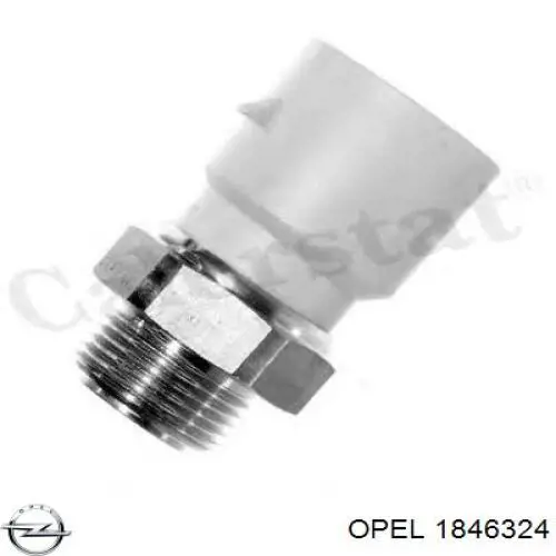 1846324 Opel sensor, temperatura del refrigerante (encendido el ventilador del radiador)