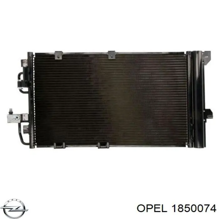 1850074 Opel condensador aire acondicionado