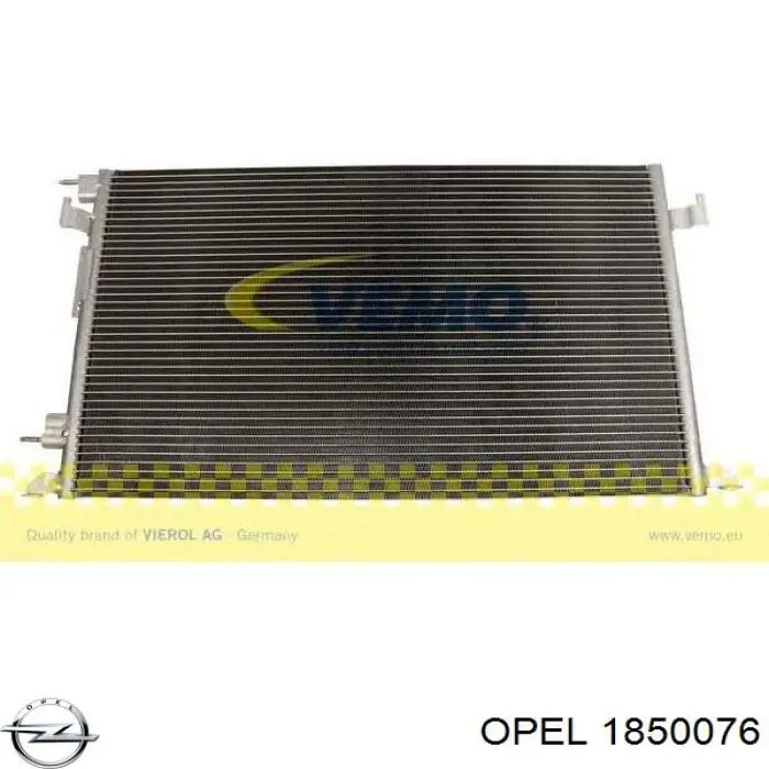 1850076 Opel Radiador de aire acondicionado