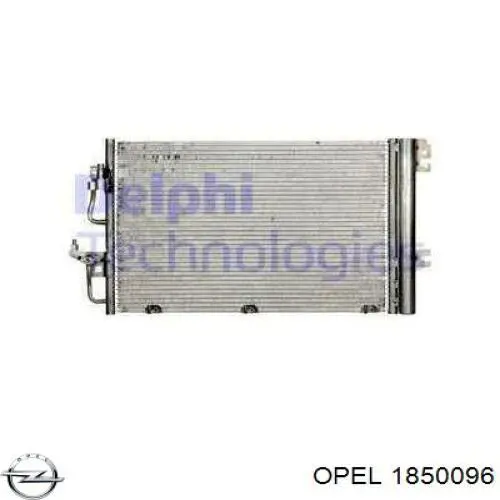 1850096 Opel Radiador de aire acondicionado