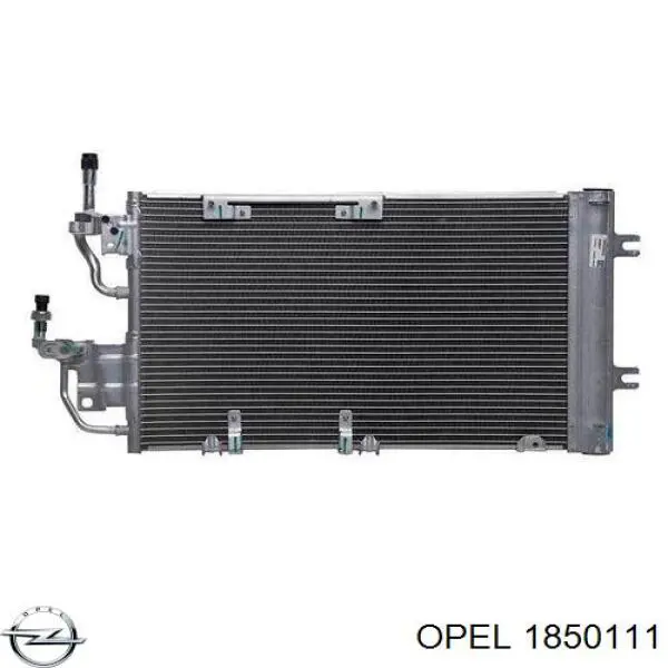 1850111 Opel condensador aire acondicionado