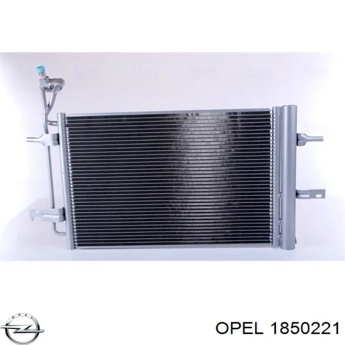 1850221 Opel condensador aire acondicionado