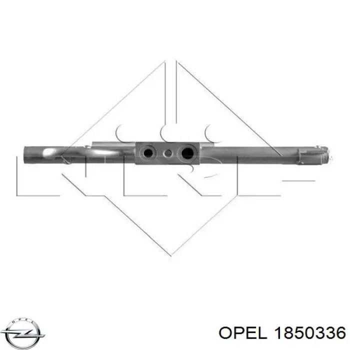1850336 Opel condensador aire acondicionado