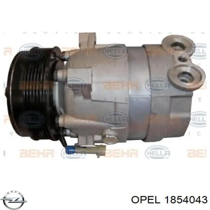 1854043 Opel compresor de aire acondicionado