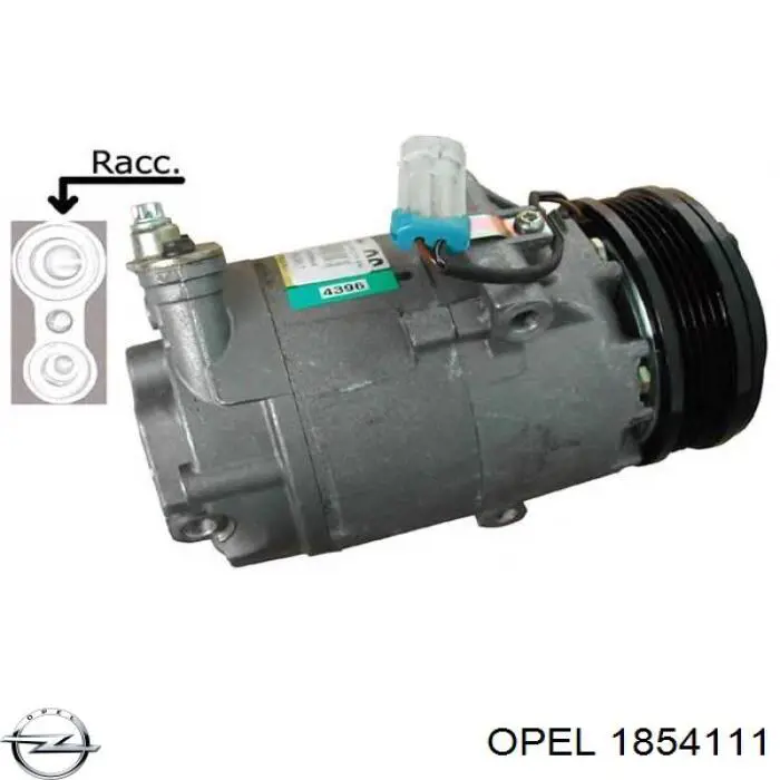 1854111 Opel compresor de aire acondicionado