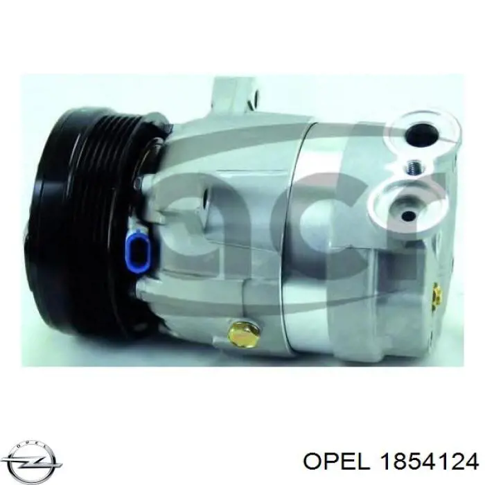 1854124 Opel compresor de aire acondicionado