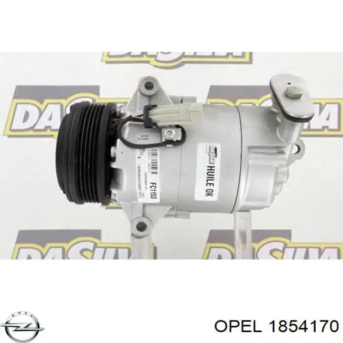 1854170 Opel compresor de aire acondicionado