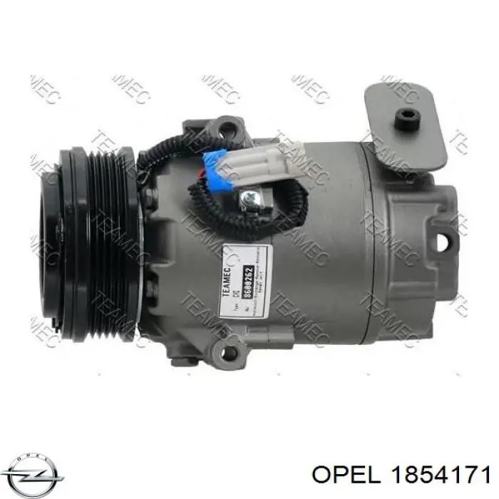 1854171 Opel compresor de aire acondicionado
