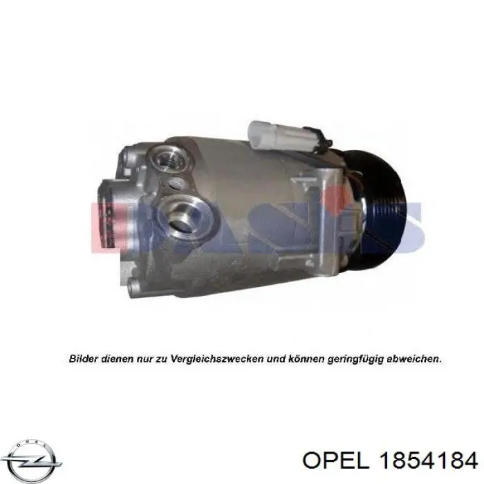 1854184 Opel compresor de aire acondicionado
