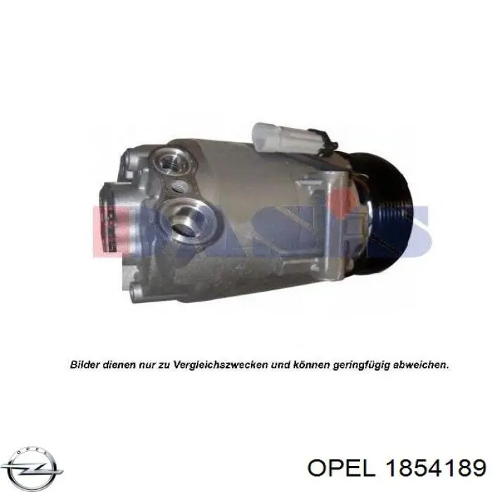 1854189 Opel compresor de aire acondicionado