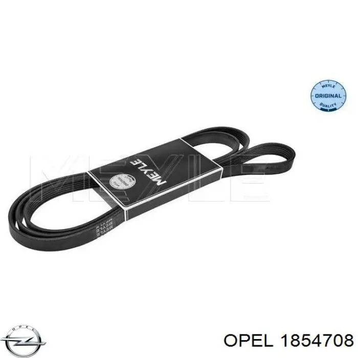 1854708 Opel correa trapezoidal
