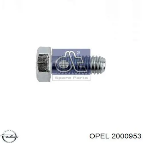 2000953 Opel perno de escape (silenciador)