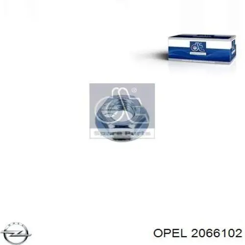 2066102 Opel tuerca, colector de escape