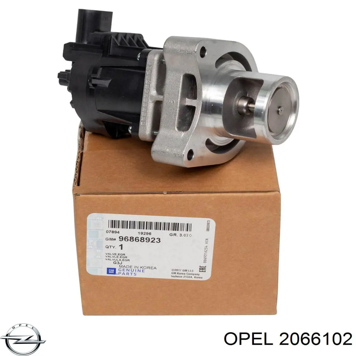 Tuerca de fijación del tubo de escape 2066102 Opel