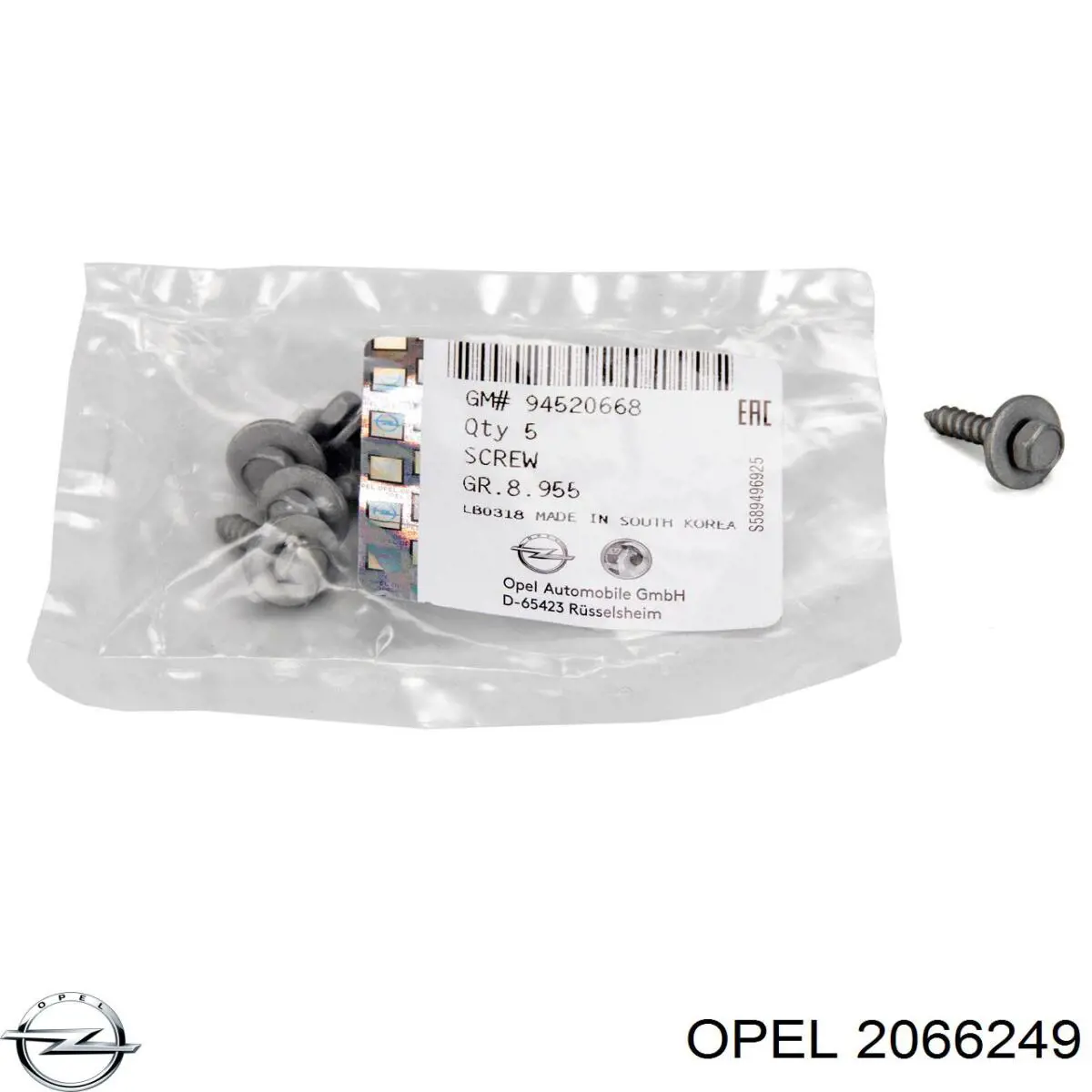 Comprar 2066249 Opel Soporte del amortiguador trasero derecho
