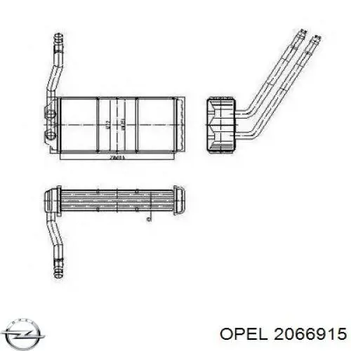 2066915 Opel tuerca, colector de escape