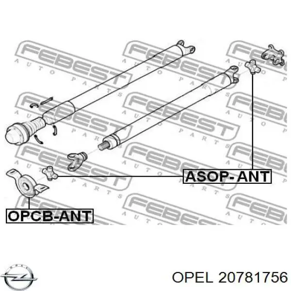 20781756 Opel cardán