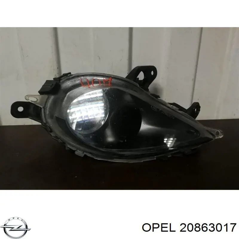 20863017 Peugeot/Citroen faro antiniebla derecho