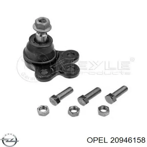 20946158 Opel barra oscilante, suspensión de ruedas delantera, inferior izquierda