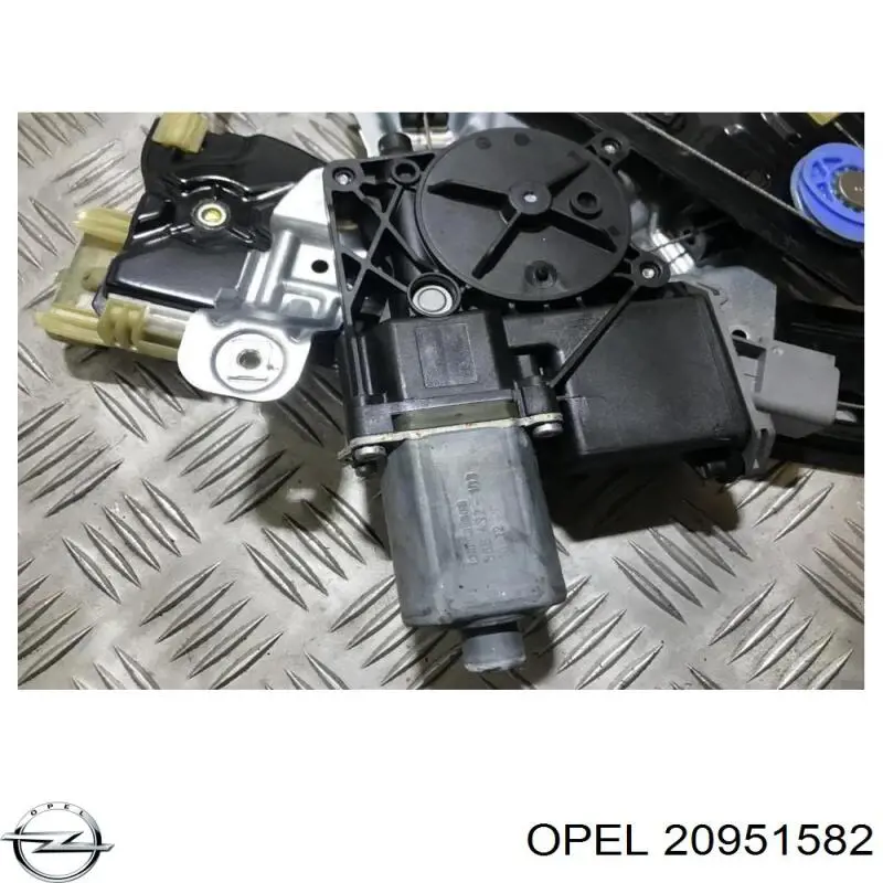 20951582 Opel Motor del elevalunas de la puerta delantera derecha
