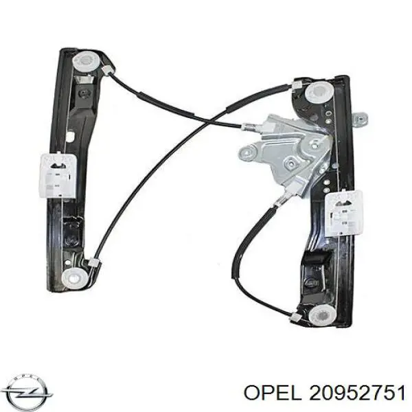 Mecanismo de elevalunas, puerta delantera derecha para Opel Insignia (G09)