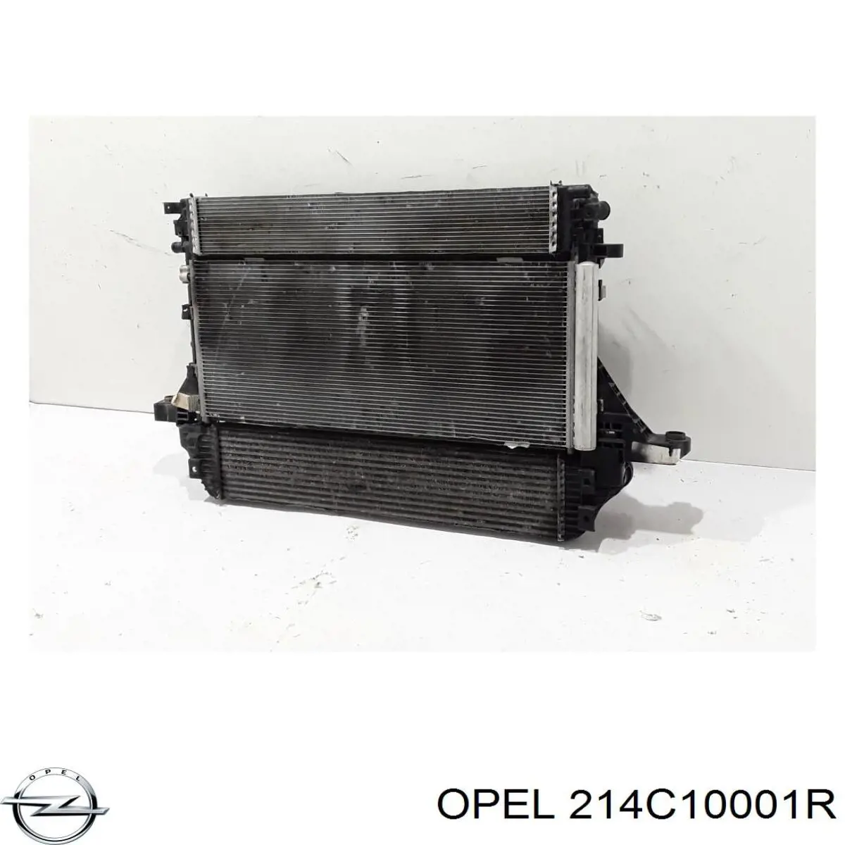 Radiador adicional de refrigeración del motor Opel 93168915