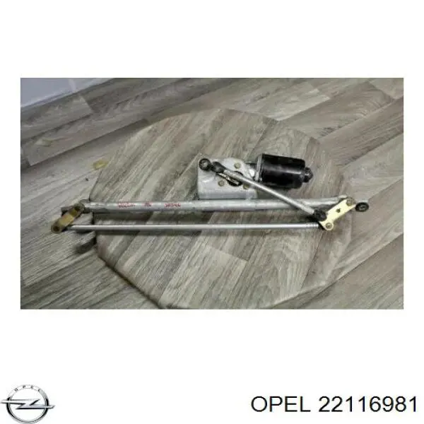 Motor del limpiaparabrisas Opel 22116981